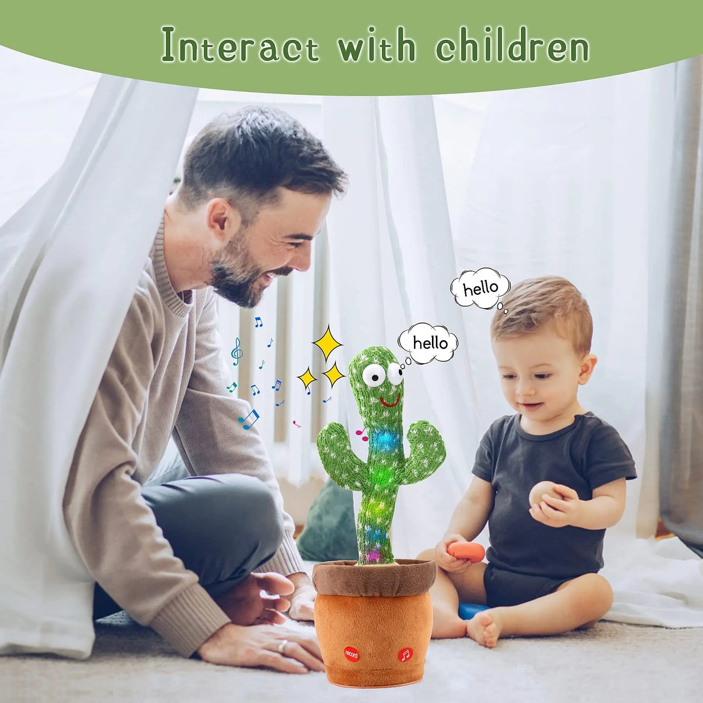 GLOSIFLY™-Cacto Dancing Cactus Plush Toy