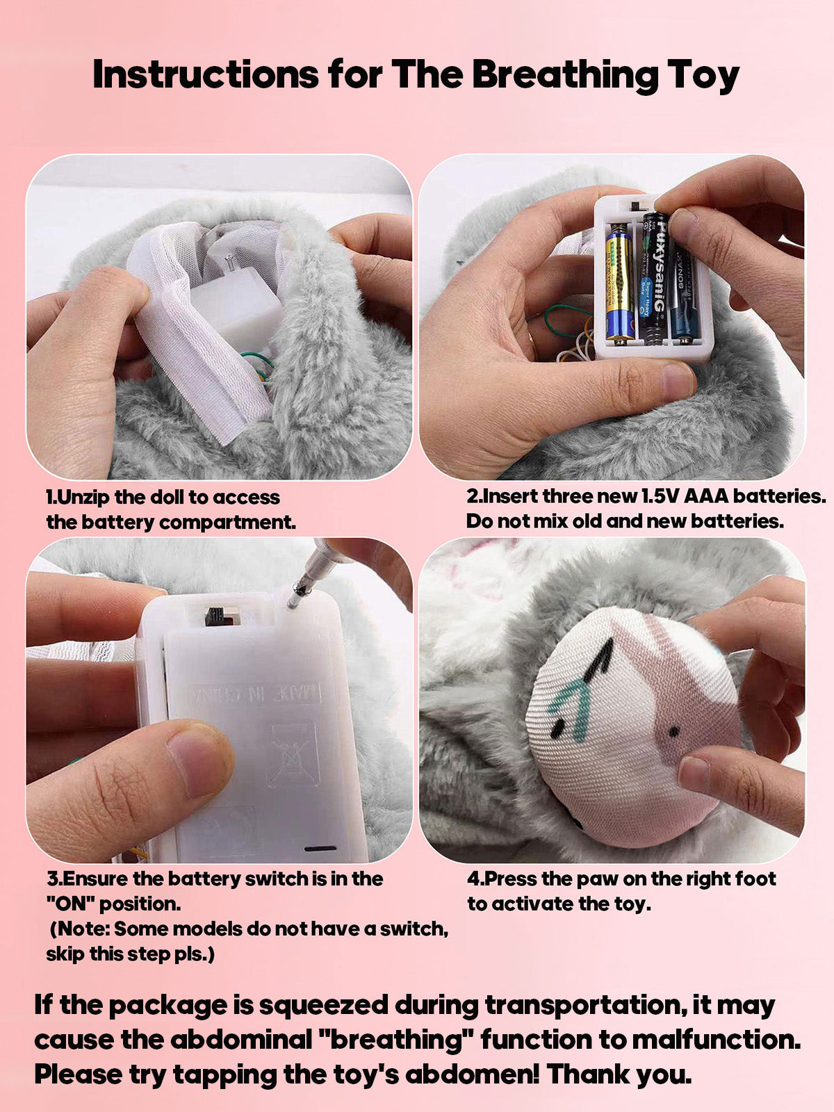 GLOSIFLY™-Baby Breathing Bear
