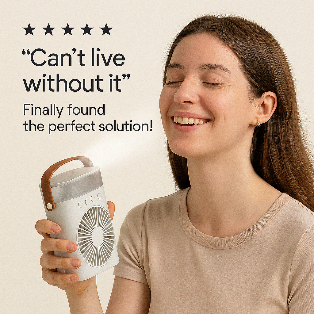 GLOSIFLY™-Ice Air Cooling Fan