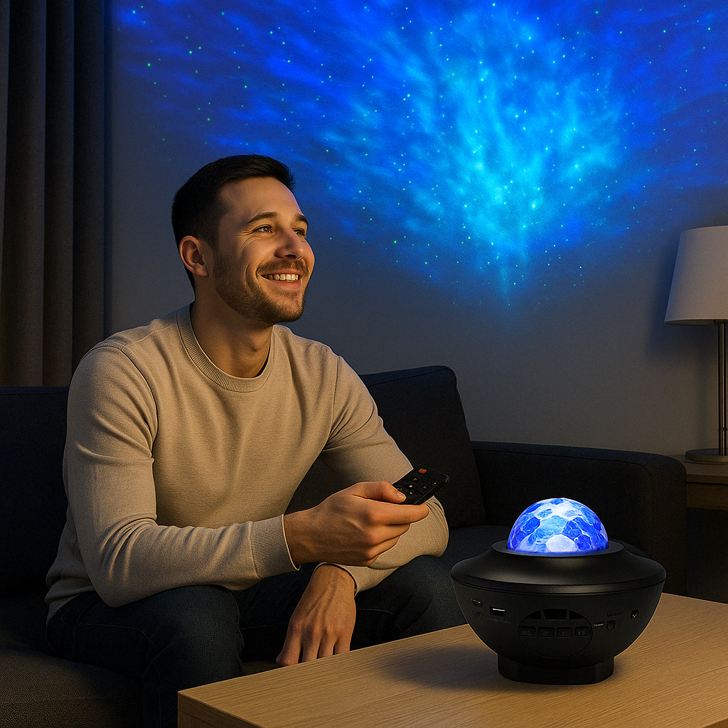 GLOSIFLY™-Galaxy Projector Lamp