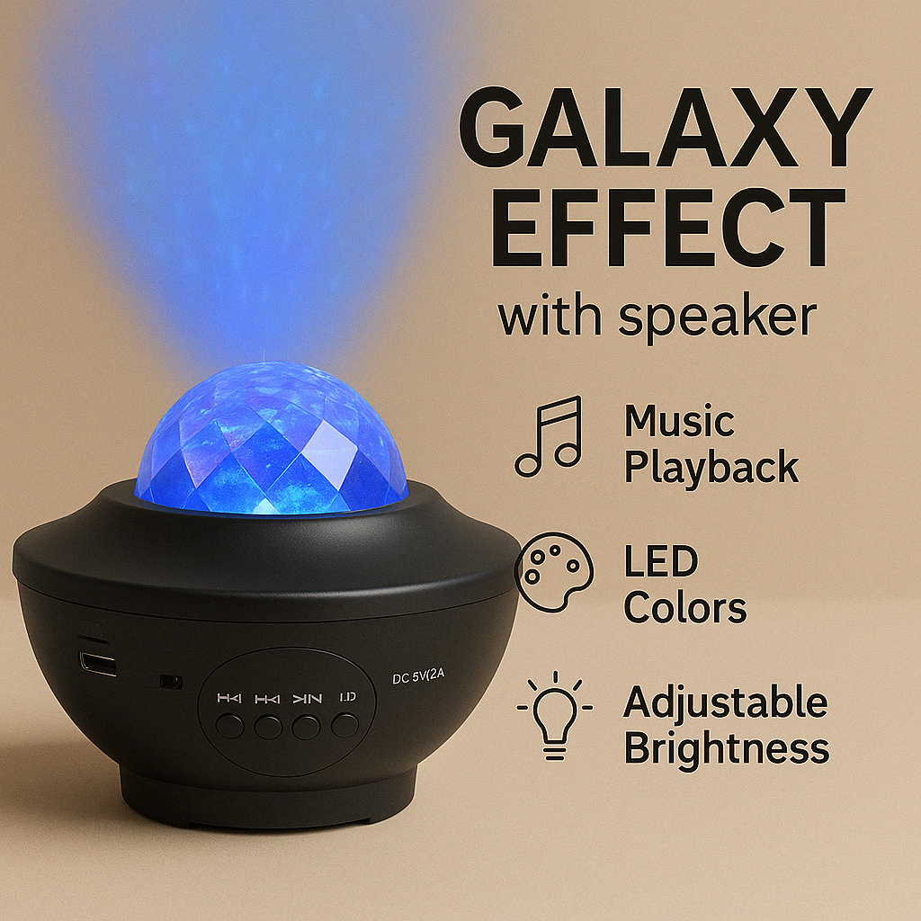 GLOSIFLY™-Galaxy Projector Lamp