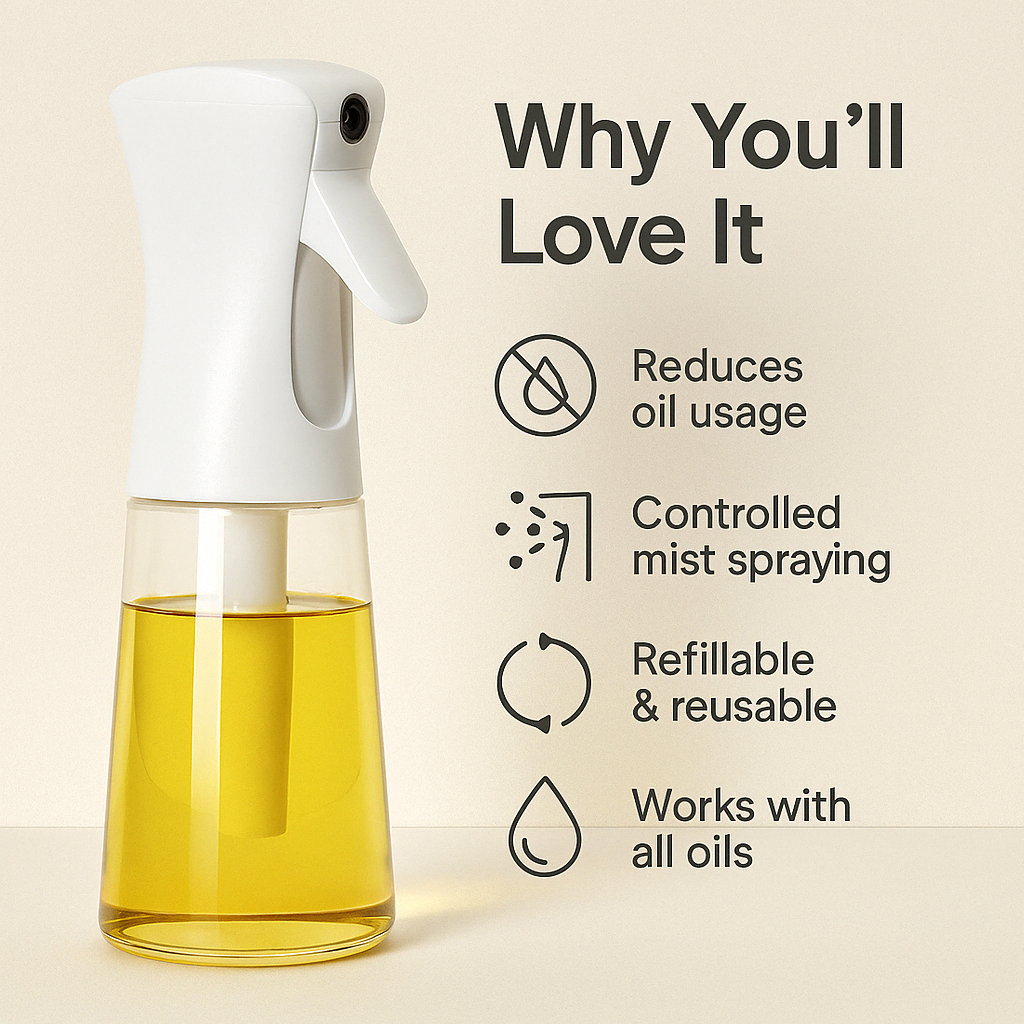 GLOSIFLY™-Oil Spray Bottle for Cooking