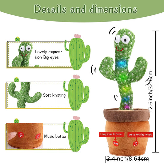 GLOSIFLY™-Cacto Dancing Cactus Plush Toy